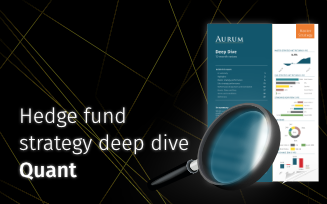 quant hedge fund strategy performance report icon